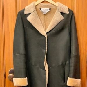Worth New York Shearling Coat